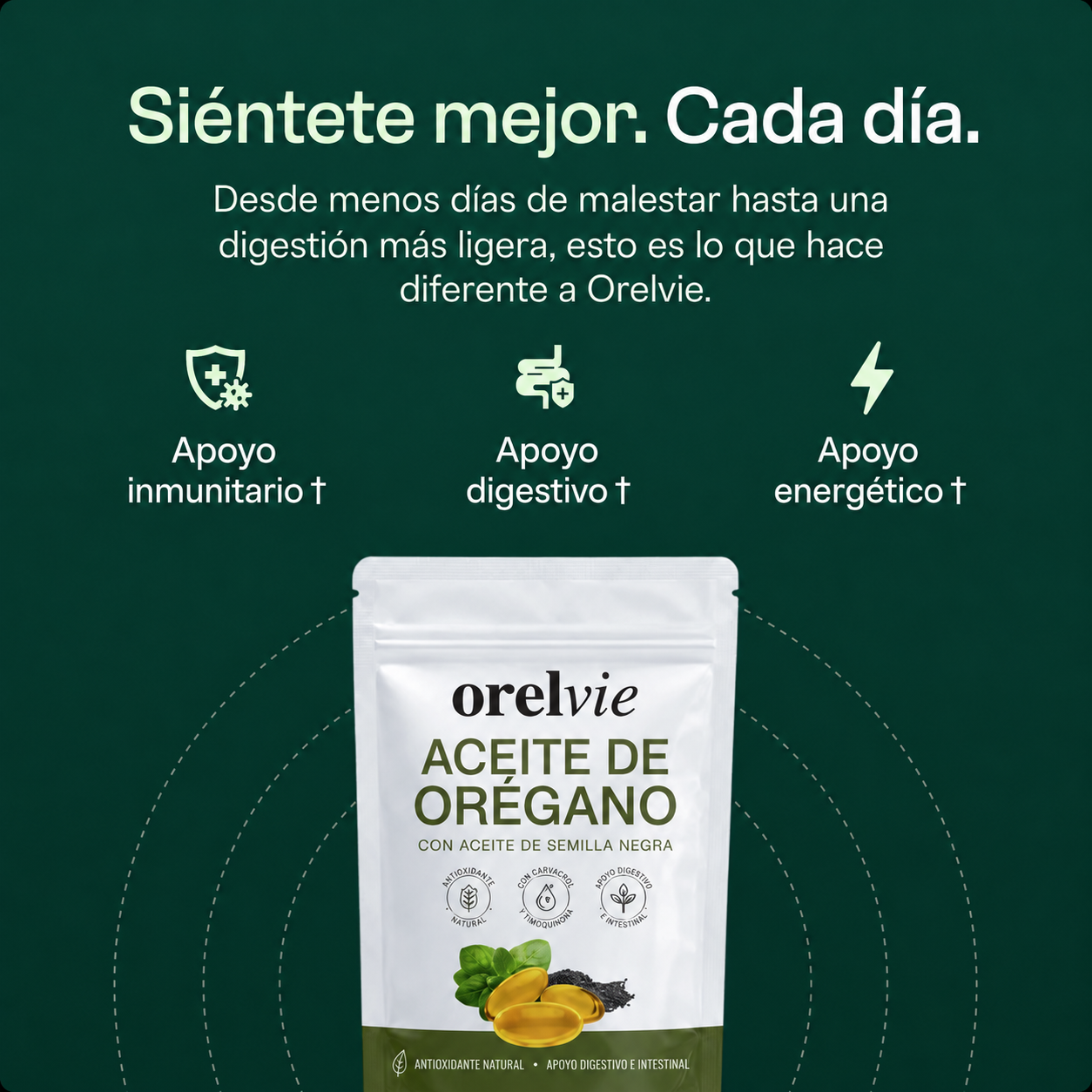 Cápsulas de aceite de orégano by Orelvie
