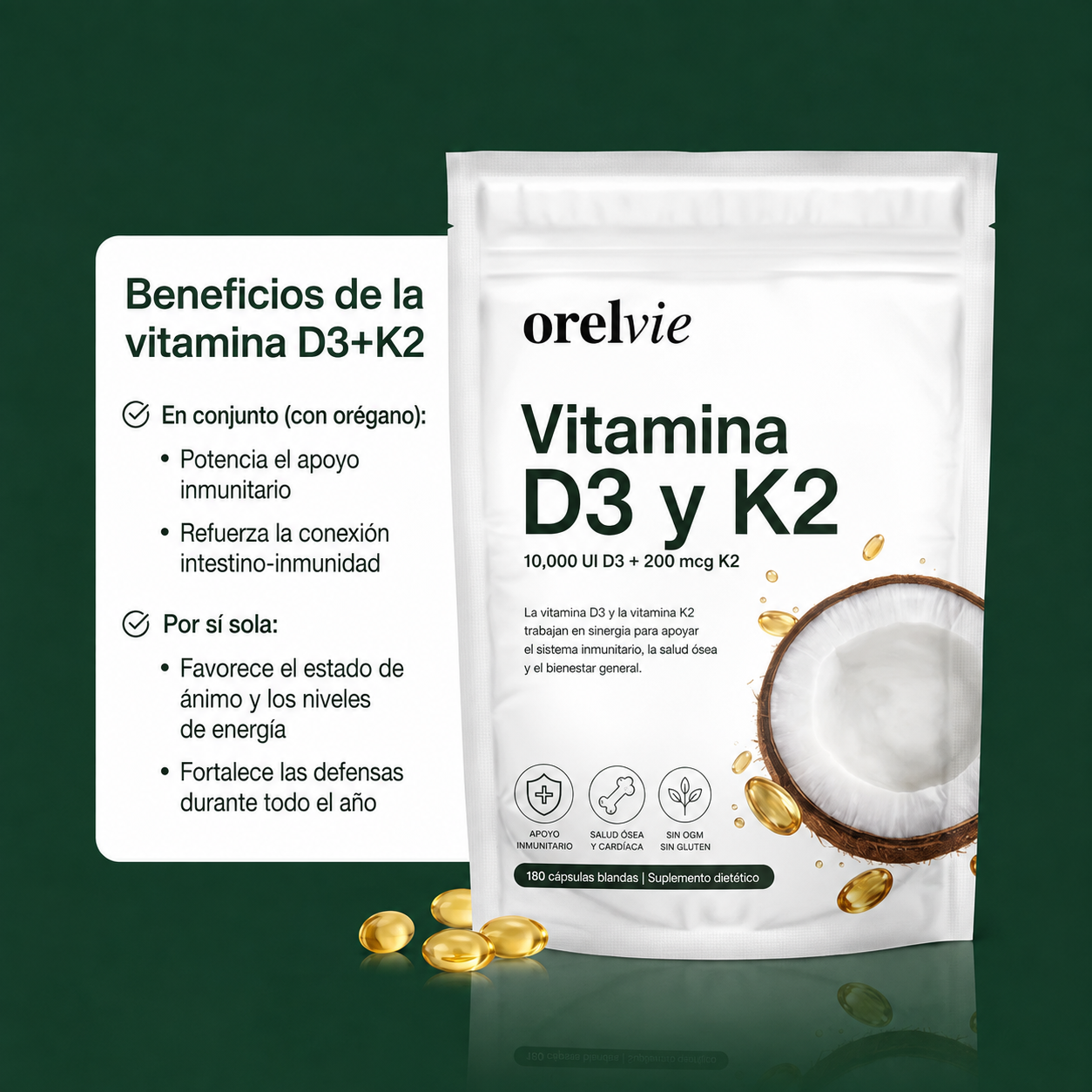 Cápsulas de aceite de orégano by Orelvie