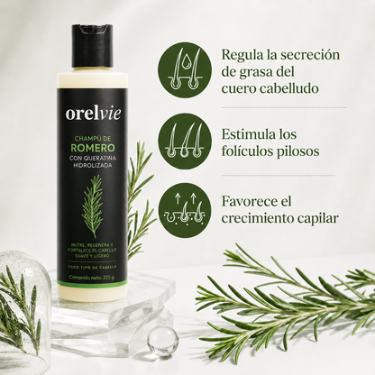 Champú de Romero Anticaída by Orelvie