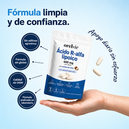 Ácido R - Alfa Lipoico by Orelvie