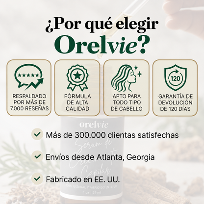 Sérum para el Crecimiento del Cabello de Orelvie