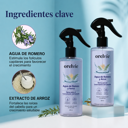 Spray Capilar de Romero y Agua de Arroz