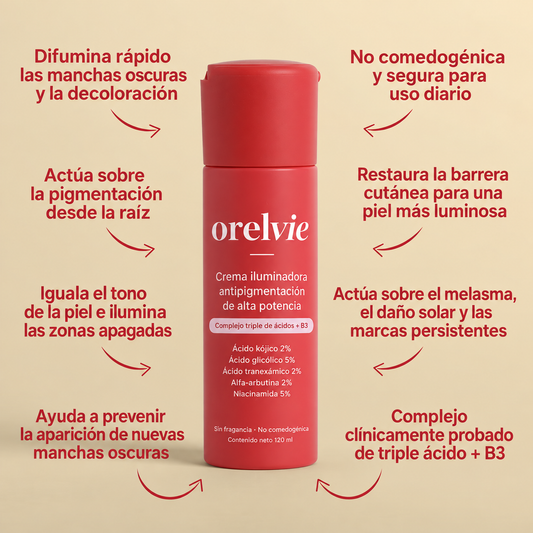 Complejo de triple ácido para la hiperpigmentación by Orelvie