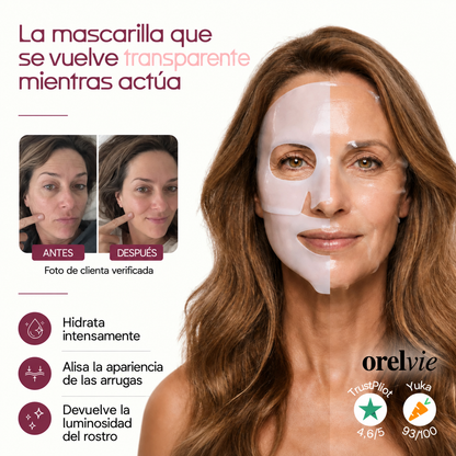 Orelvie - Máscara Facial de Biocolágeno