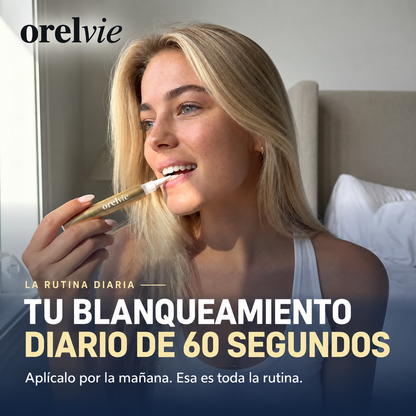 Dientes más blancos en minutos -  Lápiz blanqueador Orelvie™ Pro Gold