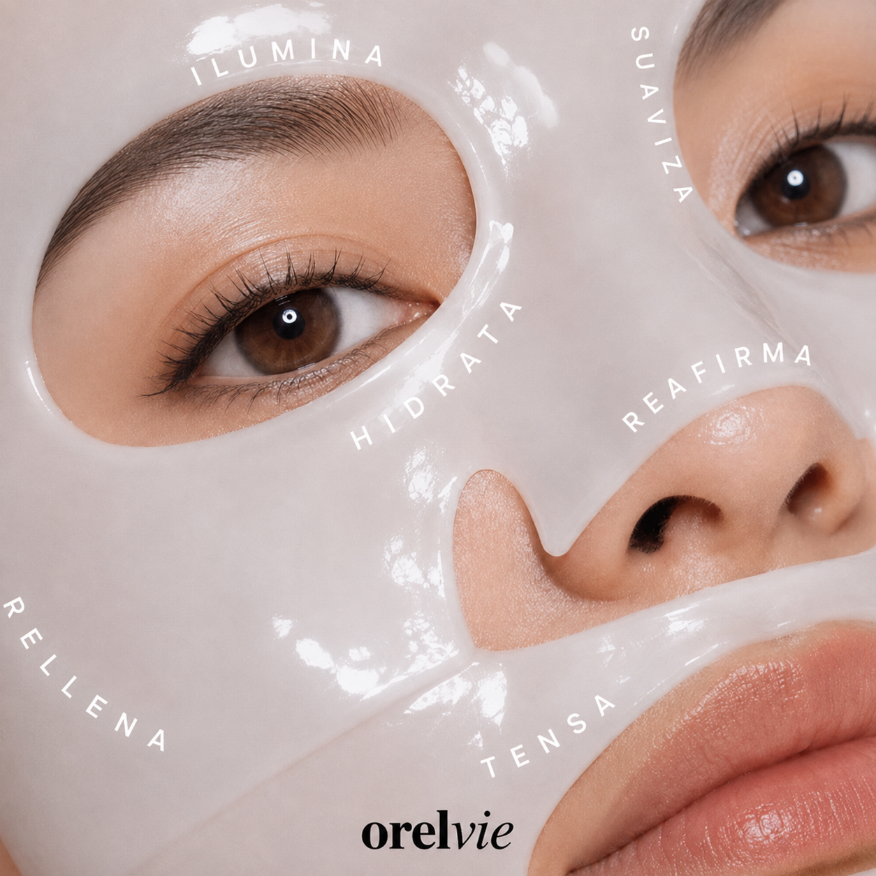 Mascarilla facial de colágeno by Orelvie