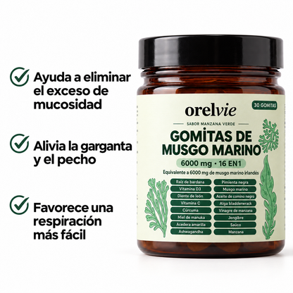 Orelvie SeaVita – Gominolas de Musgo Marino 16 en 1.