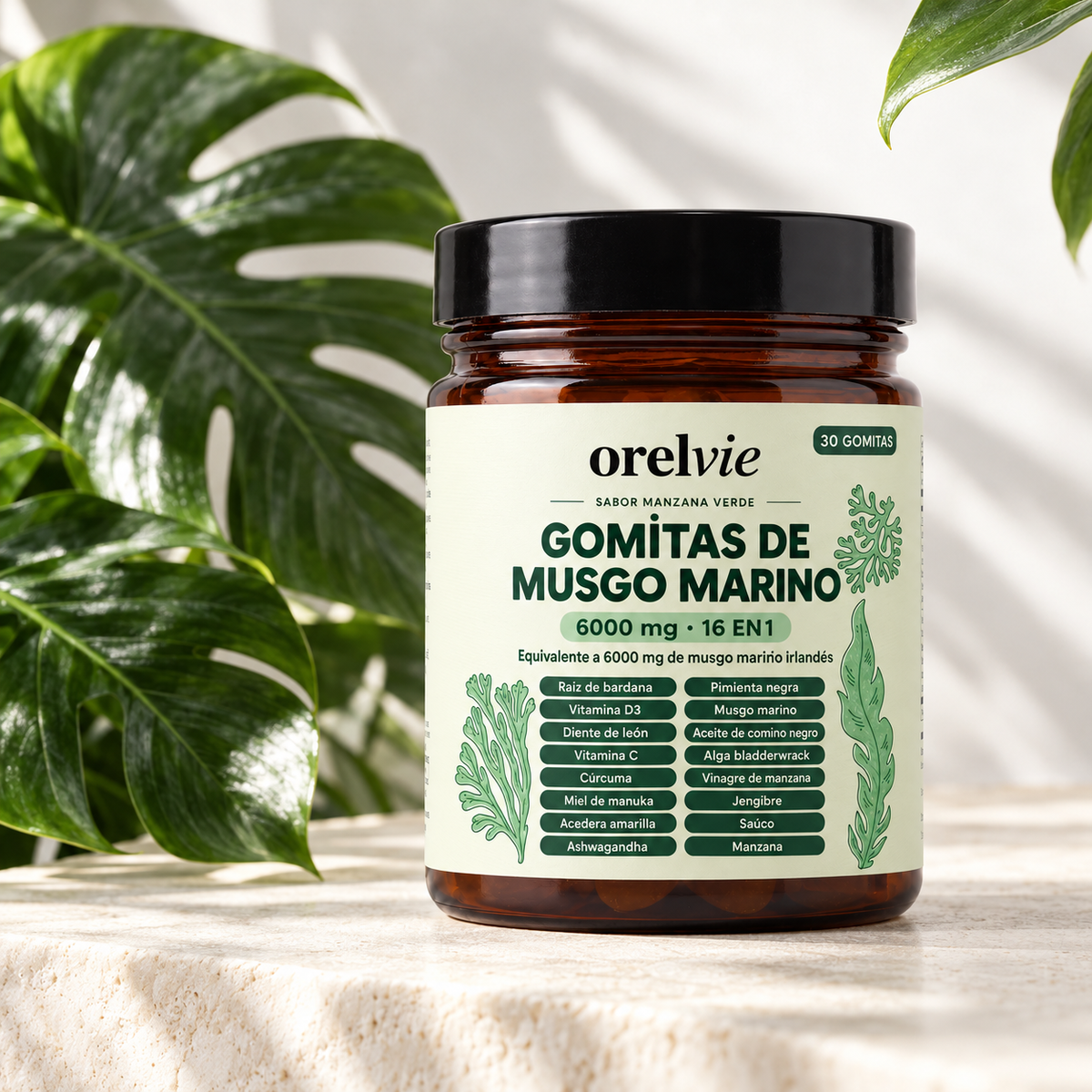Orelvie SeaVita – Gominolas de Musgo Marino 16 en 1.