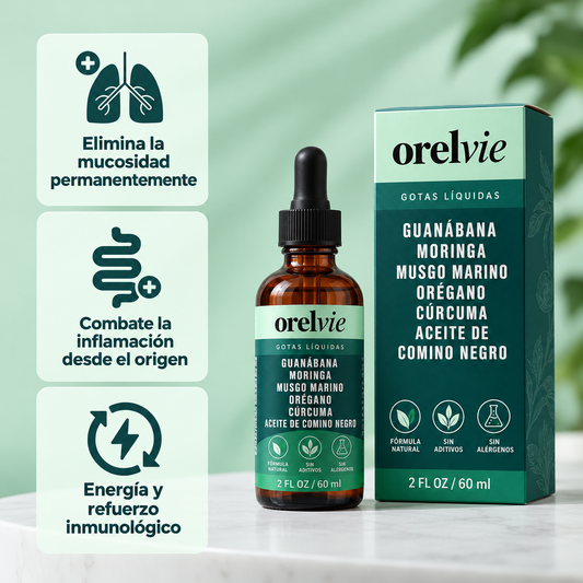 Orelvie - Gotas de Guanábana: Garganta Despejada y Vientre Ligero