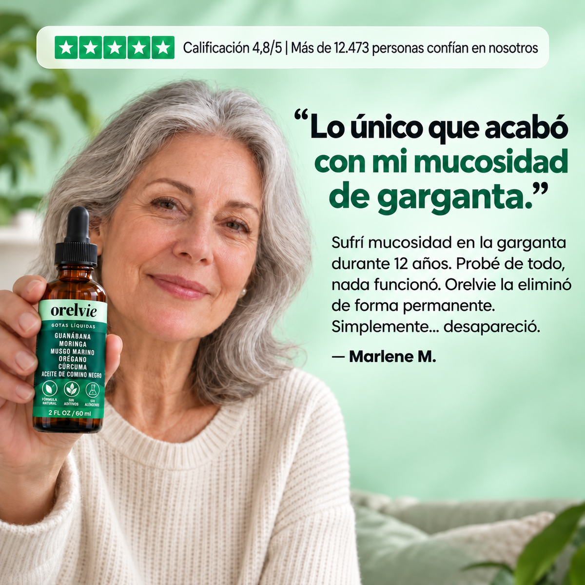 Orelvie - Gotas de Guanábana: Garganta Despejada y Vientre Ligero