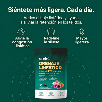 Cápsulas blandas de drenaje linfático Orelvie®