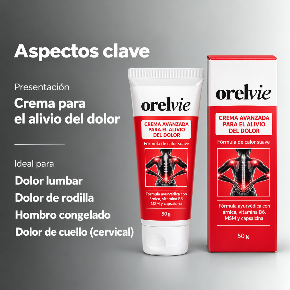 Orelvie Crema Calor Alivio