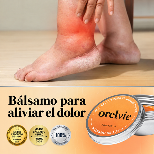 Bálsamo de Drenaje Linfático de Acción Rápida para Piernas Hinchadas y Pesadas.