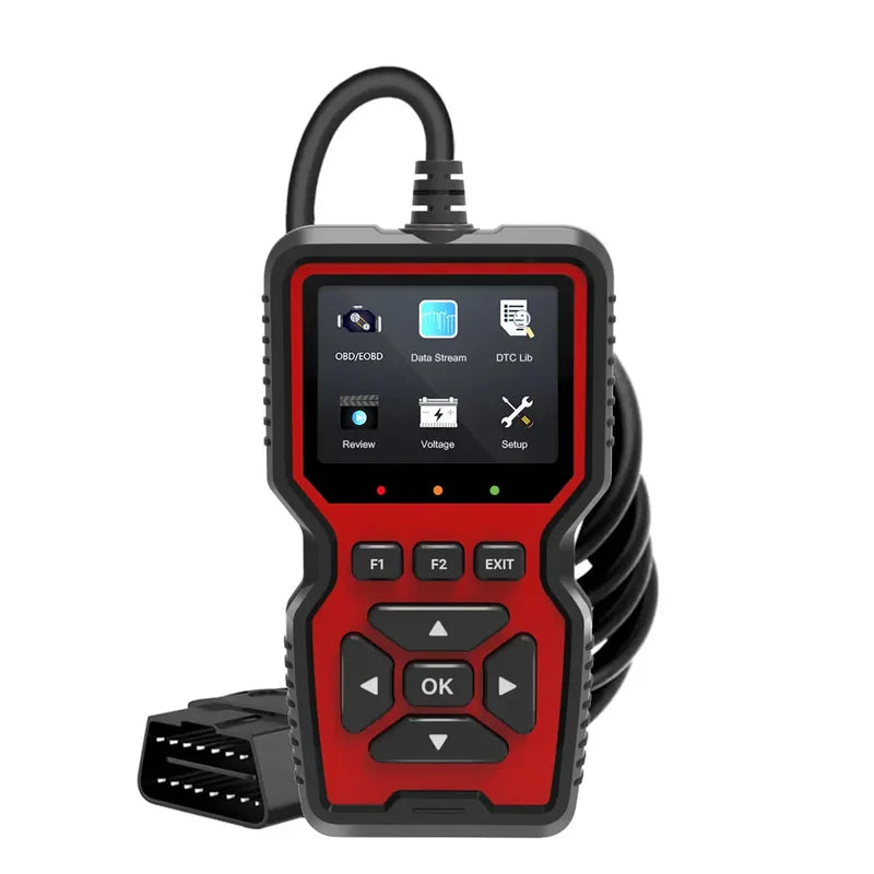 Aparato Diagnóstico OBD2 - Identificación + Borrado de Fallos/Pilotos
