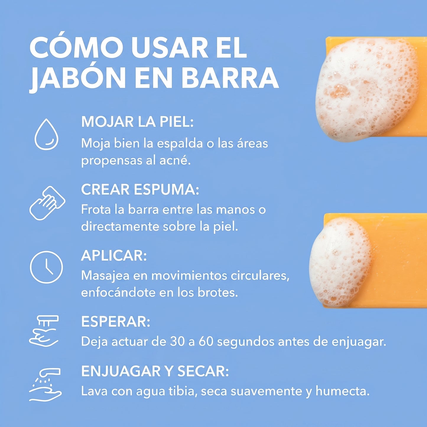 Jabón en Barra Natural Anti-Acné