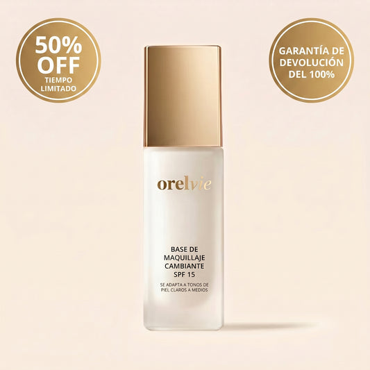 Base de Maquillaje Adaptativa con SPF15+ - Se Adapta a tu Tono Piel