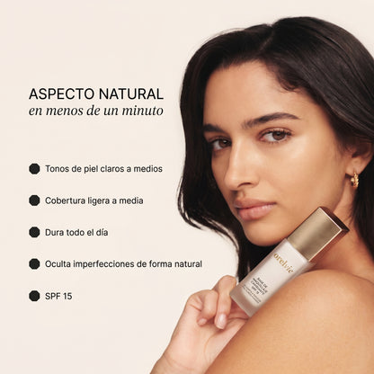 Base de Maquillaje Adaptativa con SPF15+ - Se Adapta a tu Tono Piel