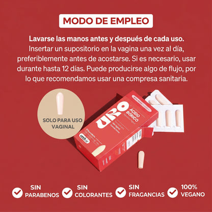 URO: Alivio rápido y efectivo para infecciones vaginales.