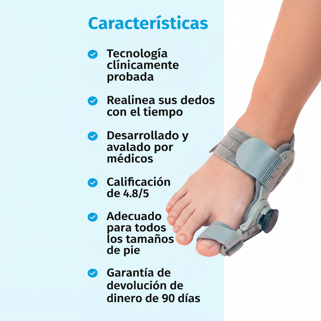 OrthoFlex™: Férula Correctora de Juanetes