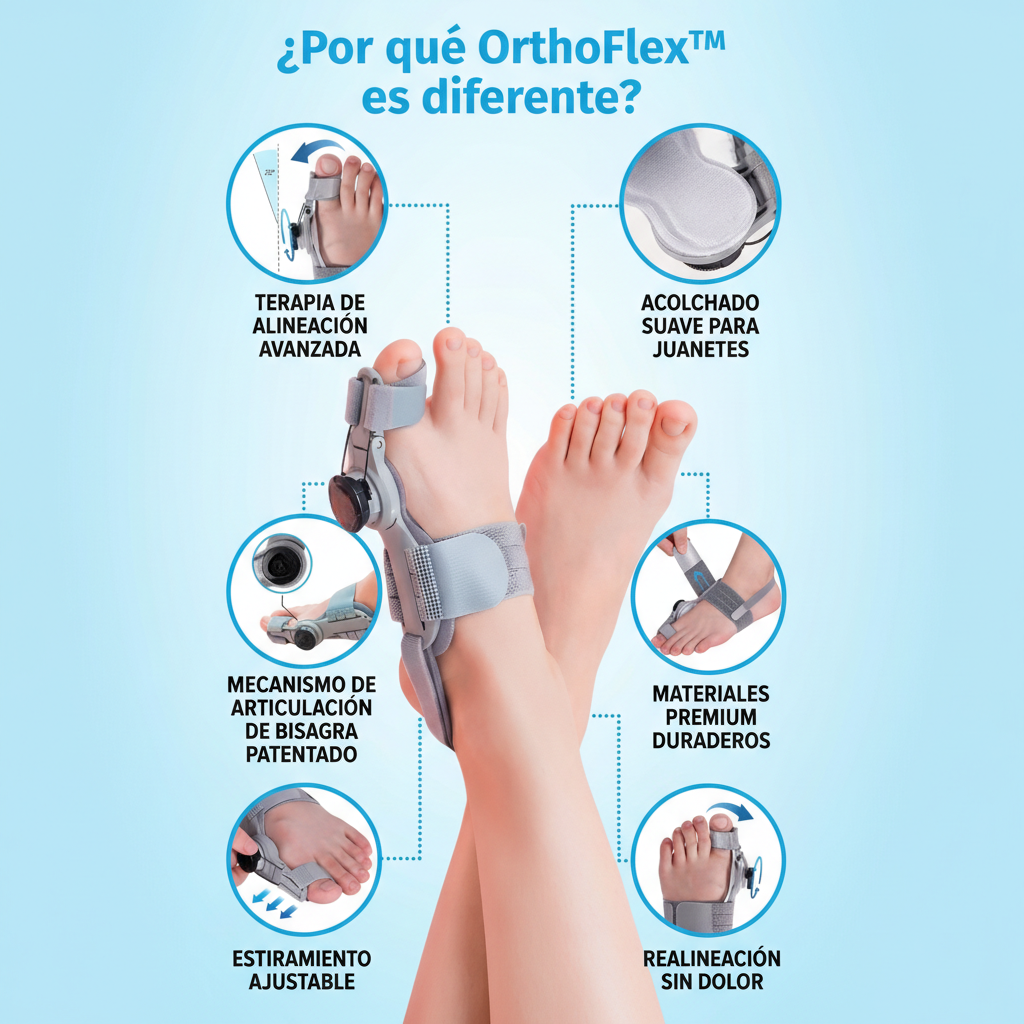 OrthoFlex™: Férula Correctora de Juanetes