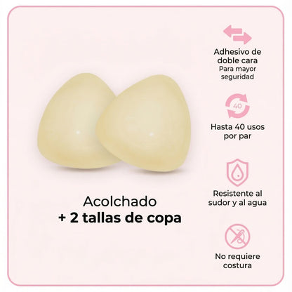 Inserciones Adhesivas BRA™: Realza + Modela
