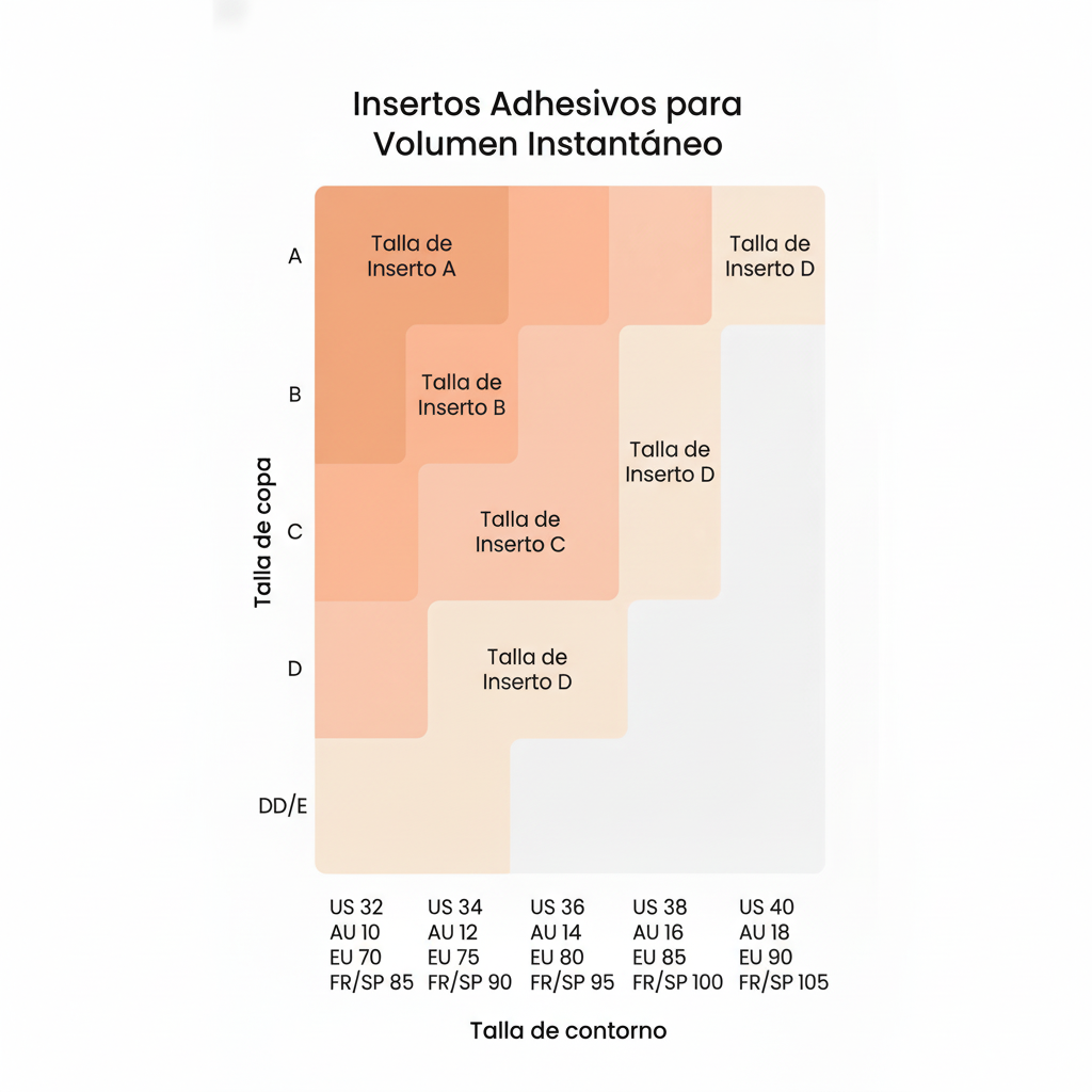 Inserciones Adhesivas BRA™: Realza + Modela
